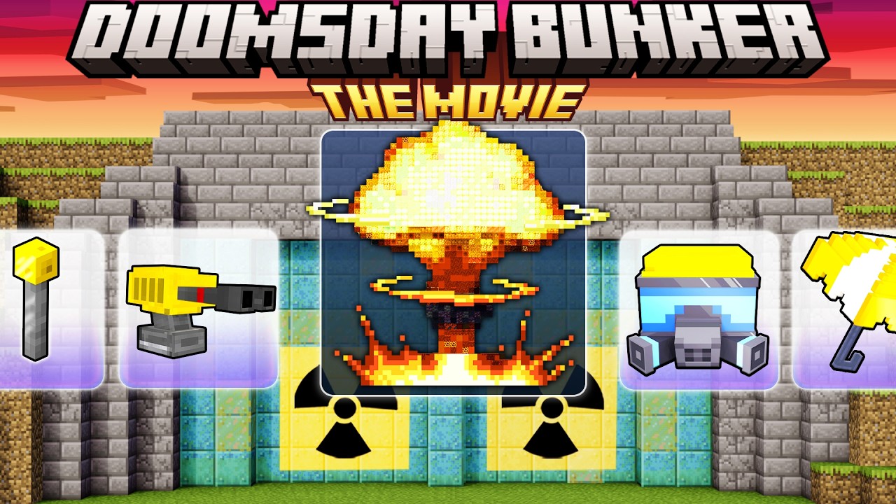 Minecraft DOOMSDAY BUNKER: The Movie
