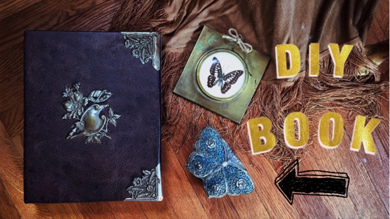 DIY TRIFOLD HARDBACK BOOK: How I Made Mine! Practical Magic Inspired