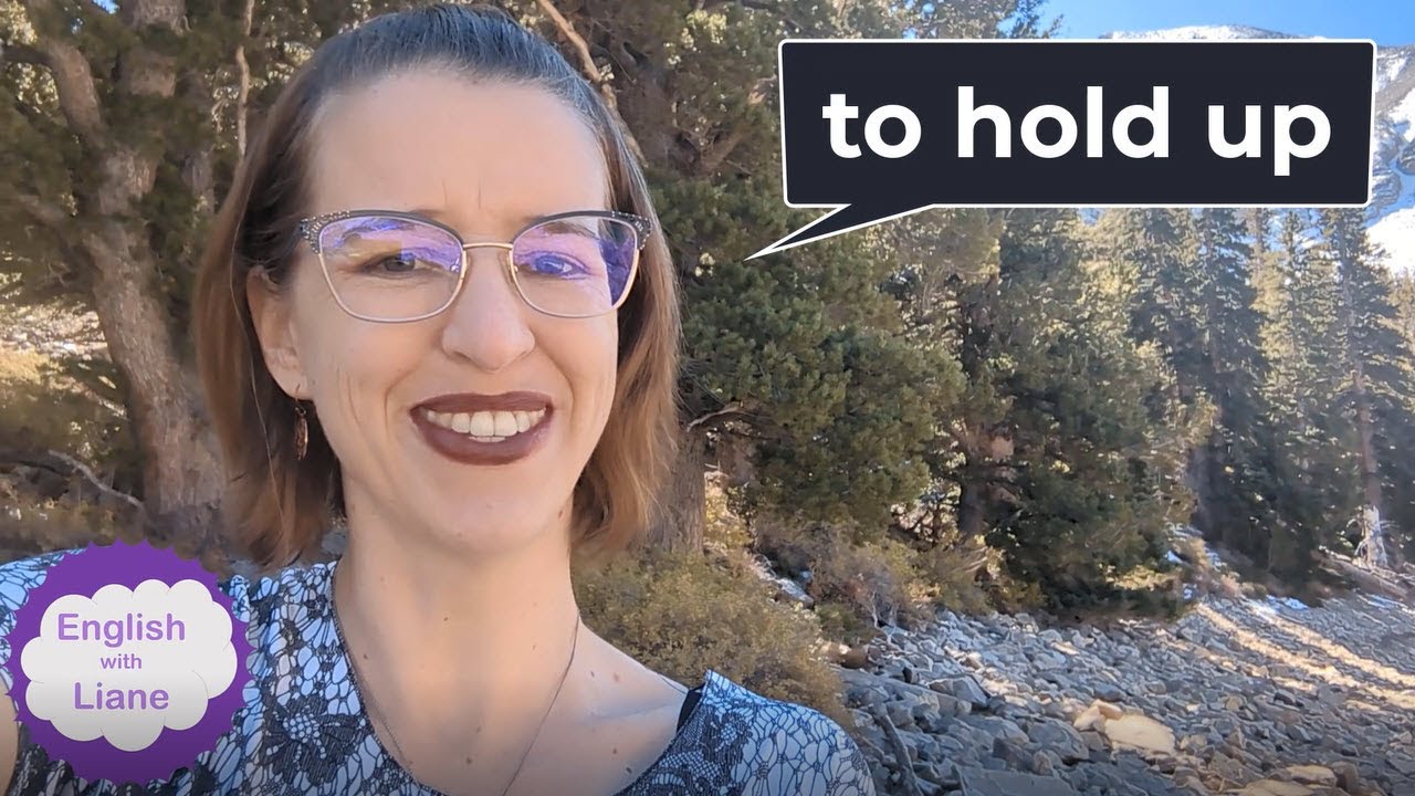 Phrasal Verb - to hold up