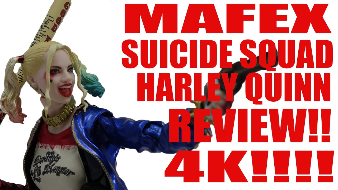 MAFEX SUICIDE SQUAD HARLEY QUINN FIGURE REVIEW 4K!!