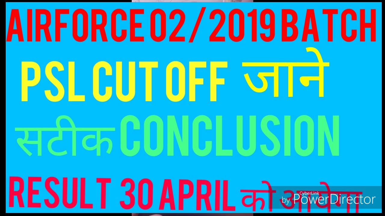 AIRMAN 02/2019 PSL LIST CONCLUSION