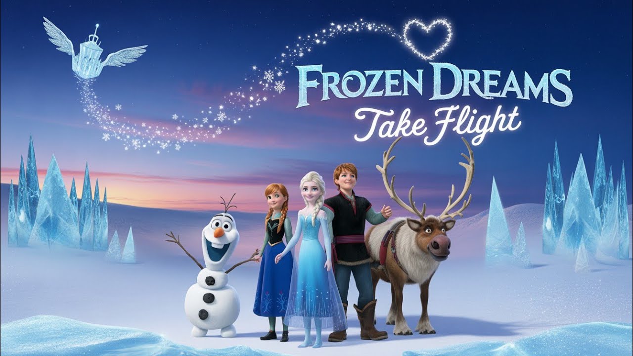 Frozen Dreams Take Flight ❄💙 | Kids Animation Video Song in English | Fun Folk Tales | Toddlers ⛄🌨️