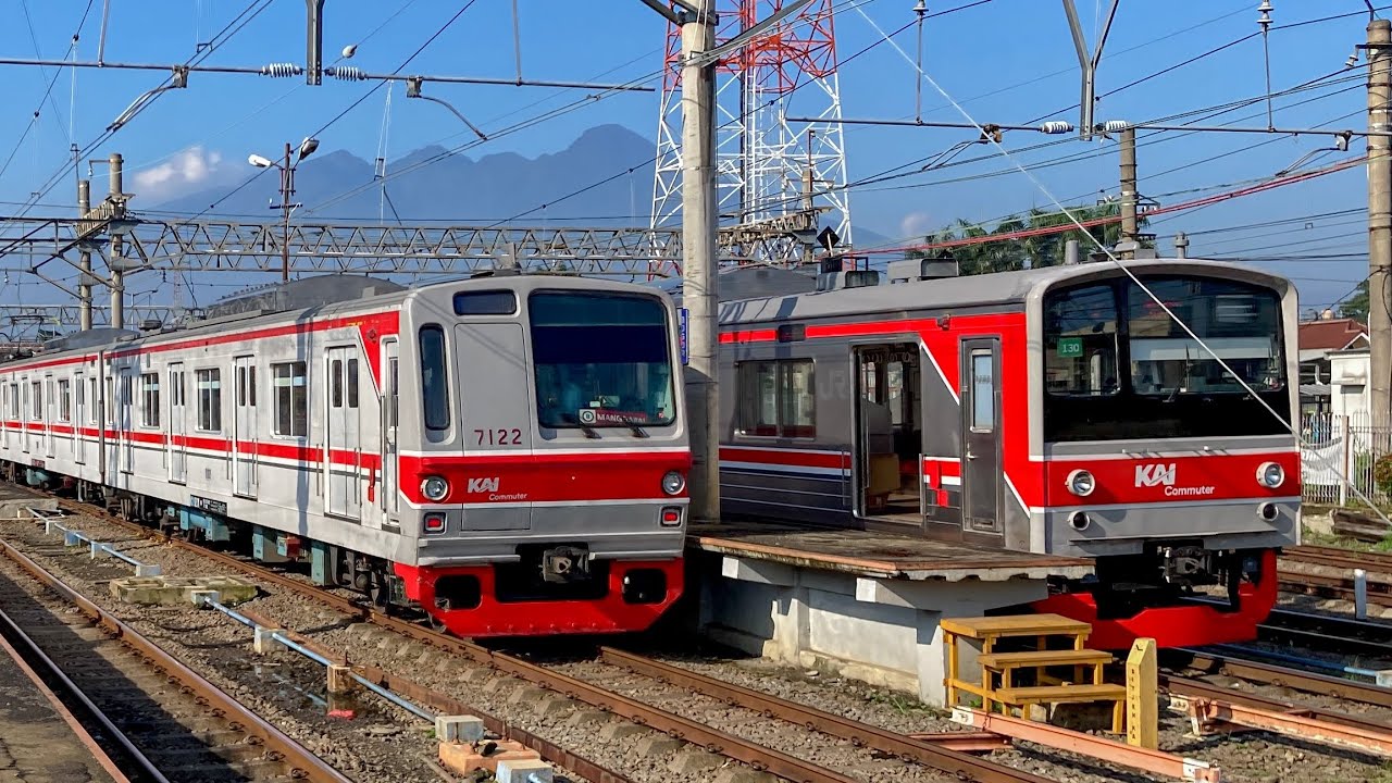 Kumpulan KRL Commuter Line Pagi di Stasiun Bogor! JR 205 Musashino Line, TM 7000 Yurakucho, TM 6000!
