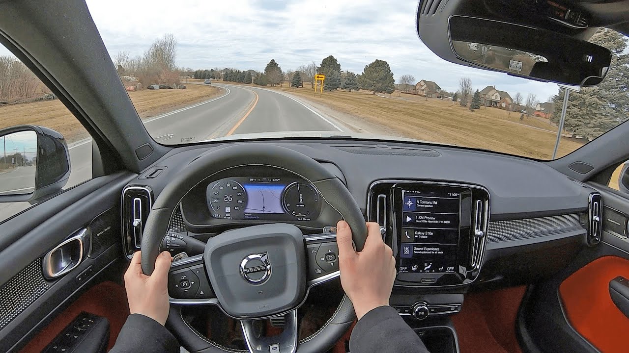 2020 Volvo XC40 T5 R-Design AWD - POV Test Drive (Binaural Audio)