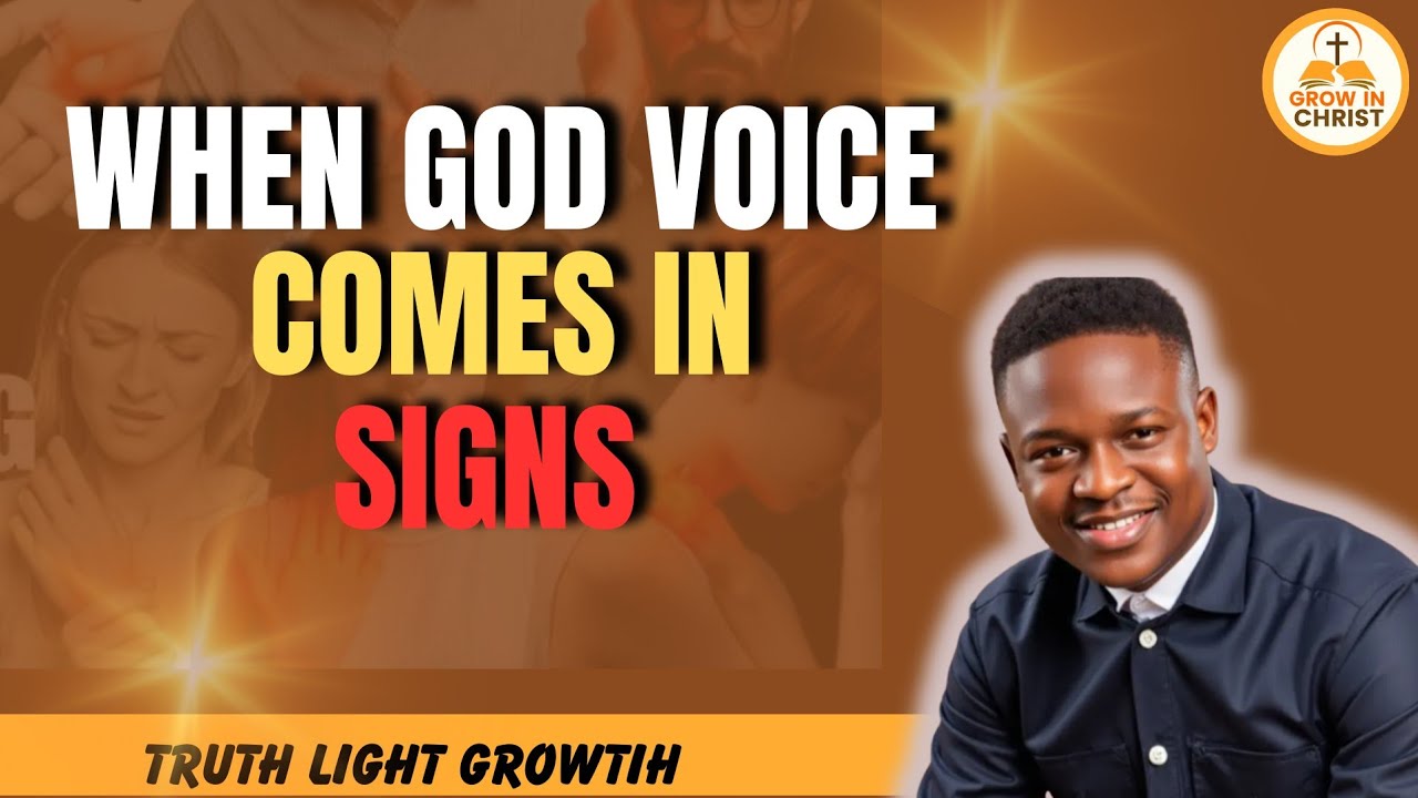 7 Ways God Speaks Through Signs You Can Feel l Grow In Christ 