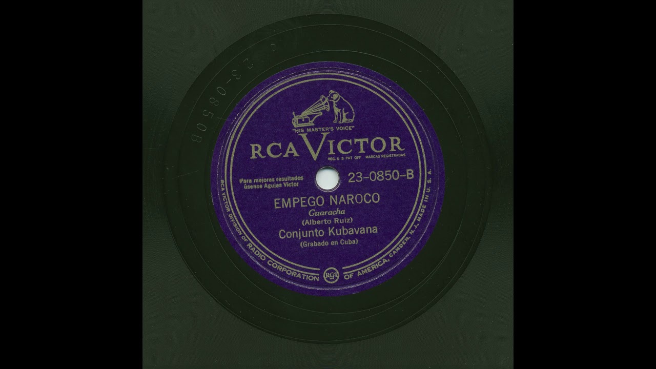 Conjunto Kubavana - Empego Naroco - Victor 23-0850-B