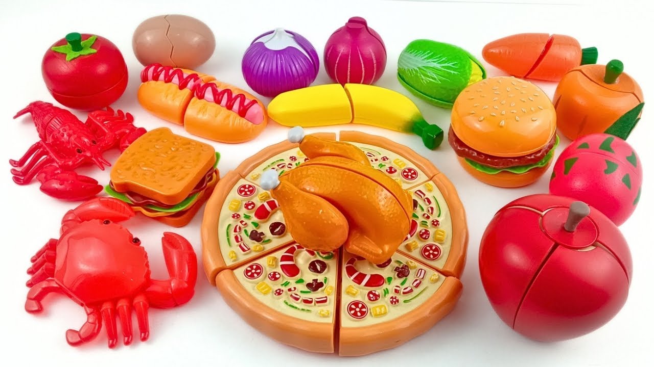 SUPER SATISFYING Velcro Fruit and Vegetables Cutting ASMR | Chop, Chop, Chop! 🔪