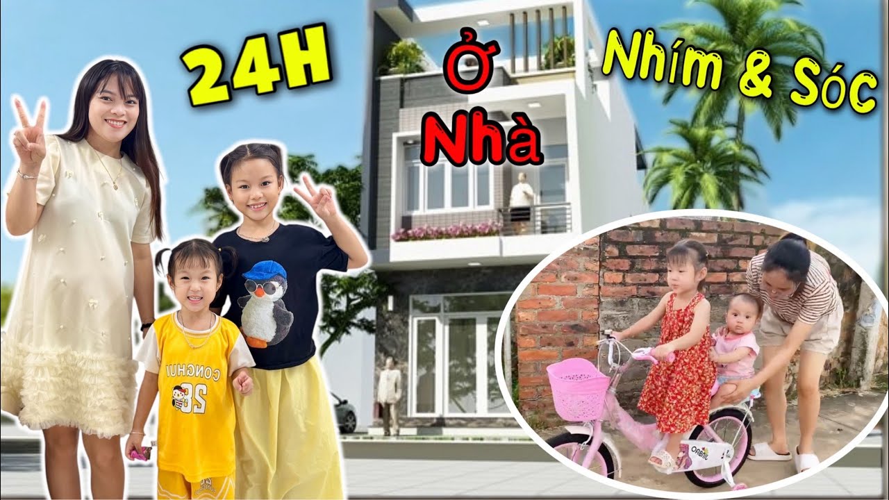 24H Quỳnh Nhi Ở Nhà Em Nhím Và Em Sóc