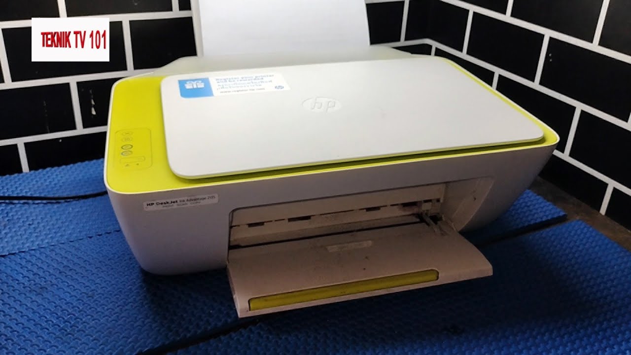 HP Deskjet 2135 paper feed problem and disassembling (ENG SUB)