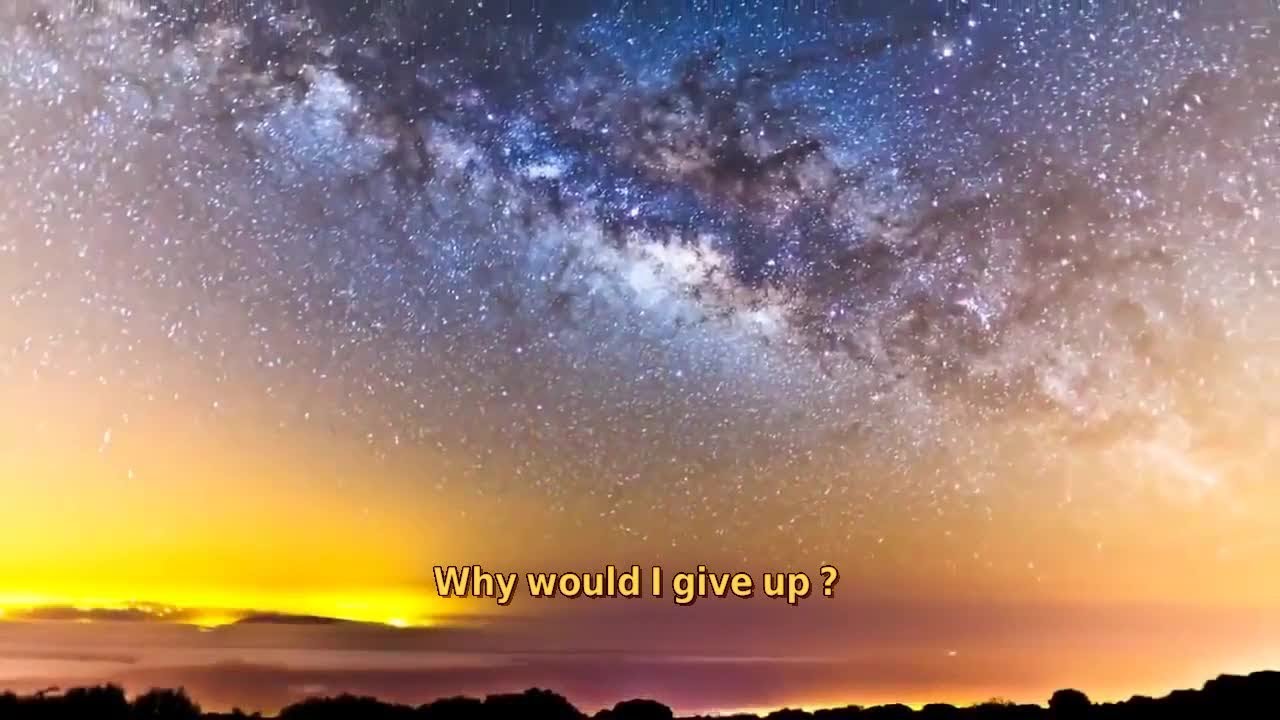 Hayley Westenra - The Future Subtitled Lyrics with Timelapse Stars Sky Flowers Nature