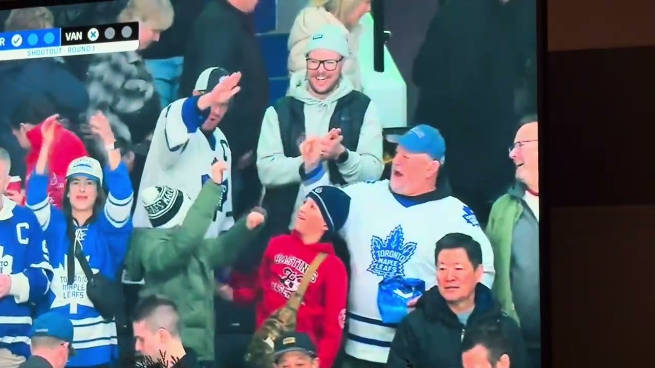 O.T Shoot out  Auston Matthews  and He Shoot and He scores and Leafs win the game . #goleafsgo 