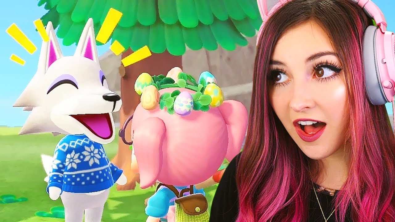villager hunting in animal crossing new horizons 🍑🌴 (Streamed 4/22/20)