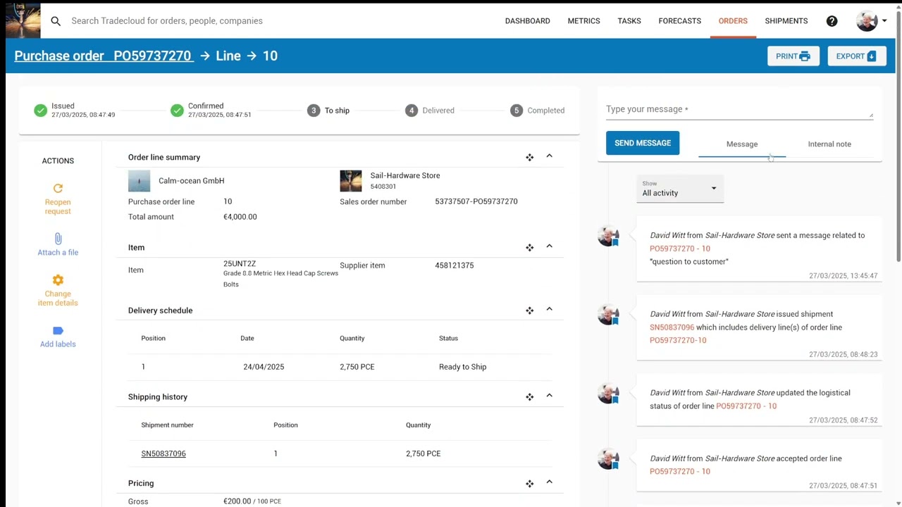 Introduction for Suppliers - Quick overview all modules