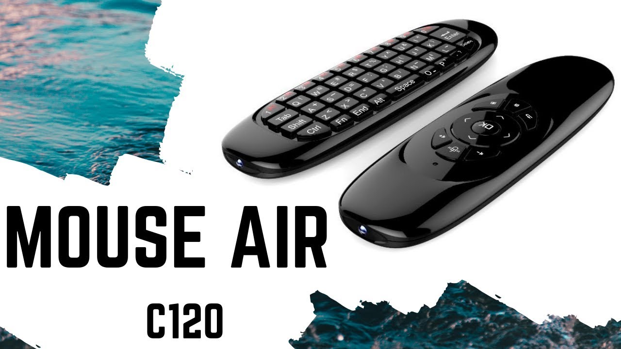 Air Mouse C120 -Teclado sem fio 2.4GHz + Controle Remoto