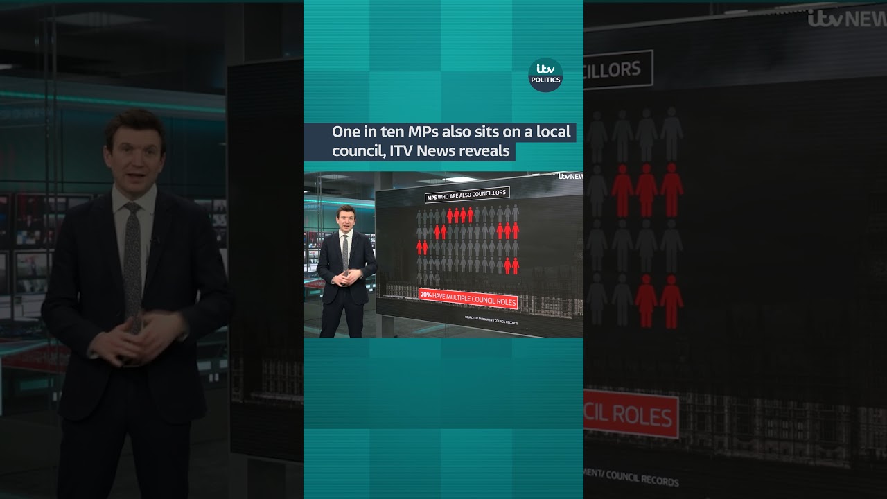 One in ten MPs also sits on a local council, ITV News can reveal #itvnews #councillors ors #mps