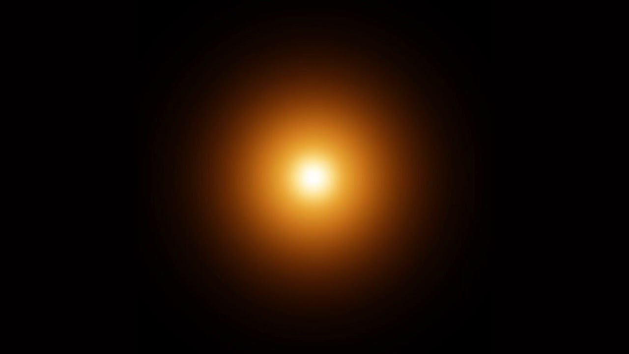 Golden Light Focus - 8 Hour Meditation & Concentration Screensaver | Black Background | No Sound #4K