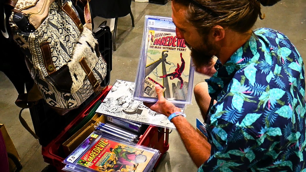 Buying a Marvel & DC Comic Book Collection at Heroes Con!