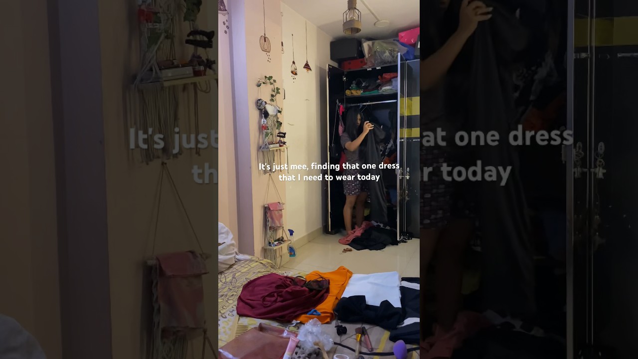 It&rsquo;s always a mess 😮&zwj;💨👗 #relatable #wardrobe #messedup