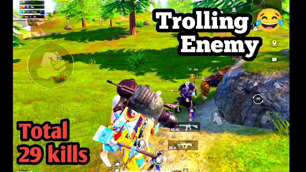 ||Total 29 kills Domination 🔥||Trolling 😂 Enemy||