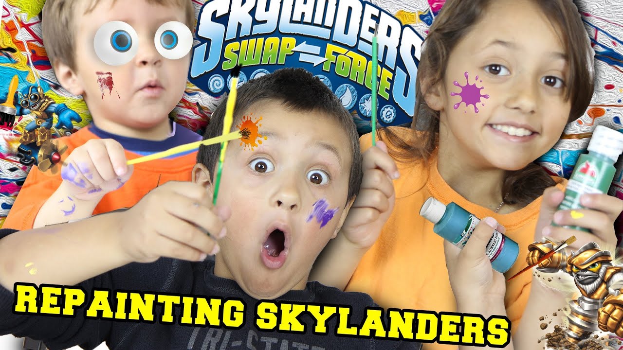 Sky Kids repainting Skylanders Swap Force + Giants [Custom] (MESSY MESSY MESSY CHILDREN)