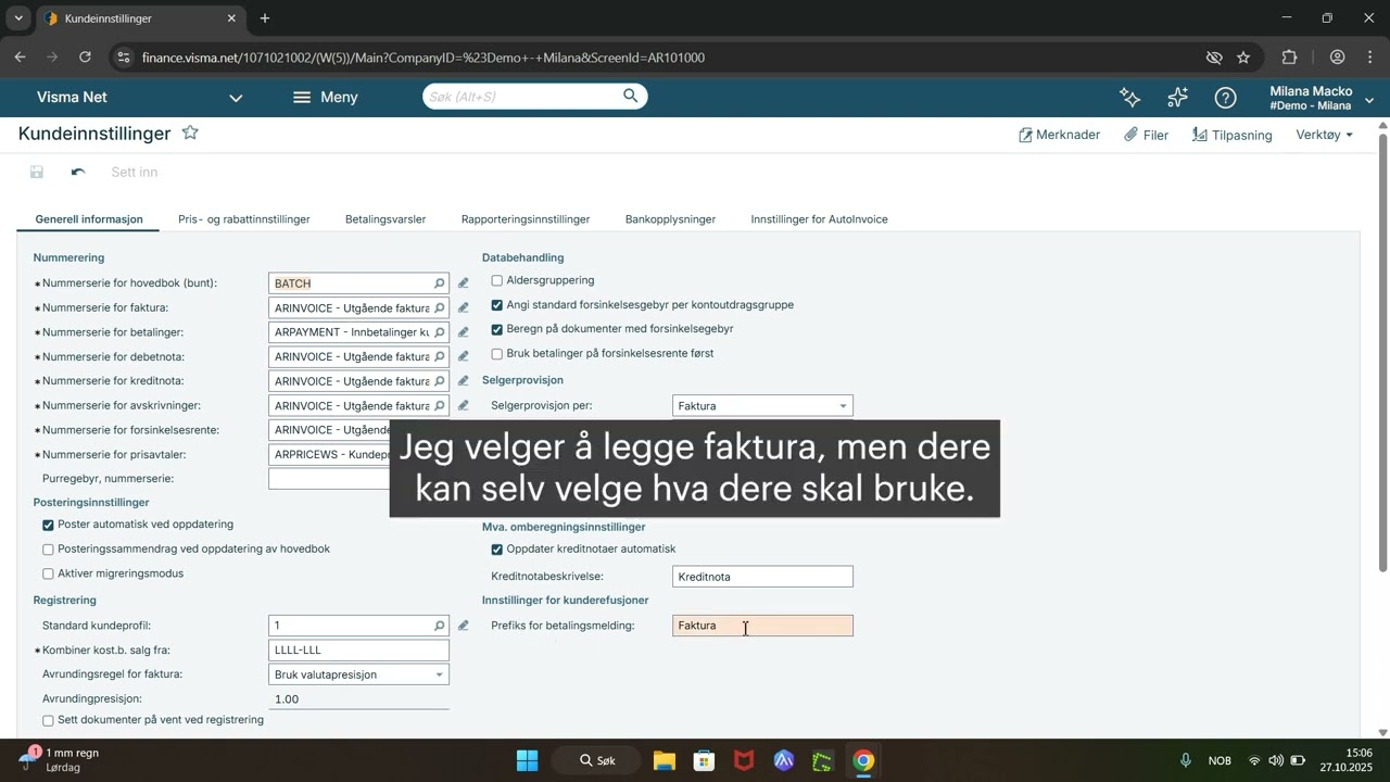 Slik oppretter du kunderefusjon via AutoPay i Visma Net