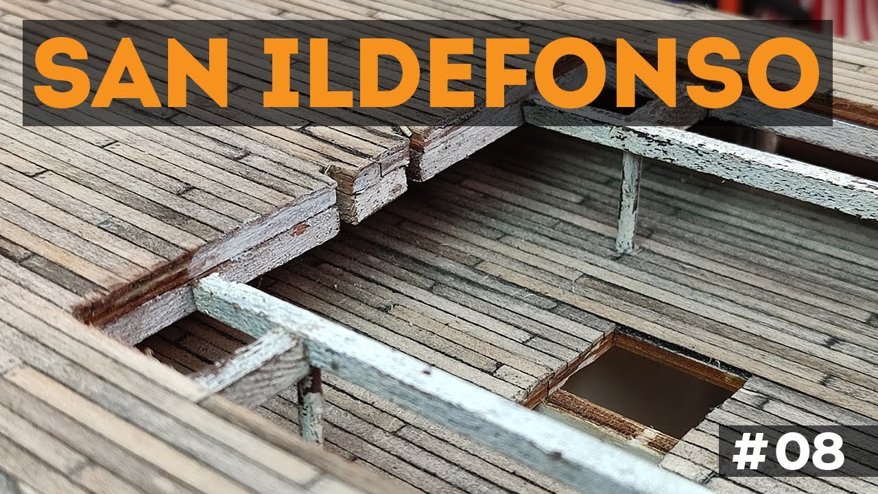 Building the model ship San Ildefonso from Occre 08