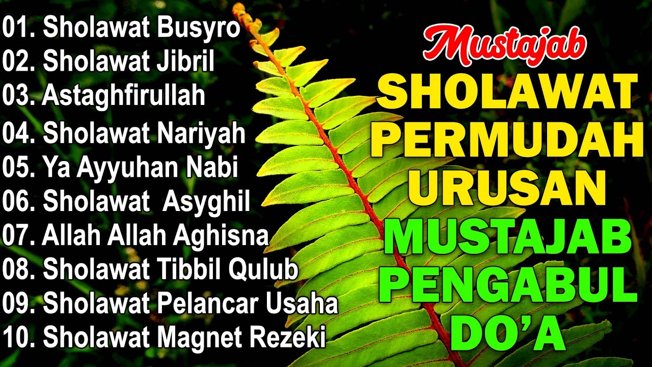 SHOLAWAT NABI TERBARU 2026 PALING BANYAK DICARI | FULL ALBUM | SHOLAWAT JIBRIL PENARIK REZEKI,BUSYRO