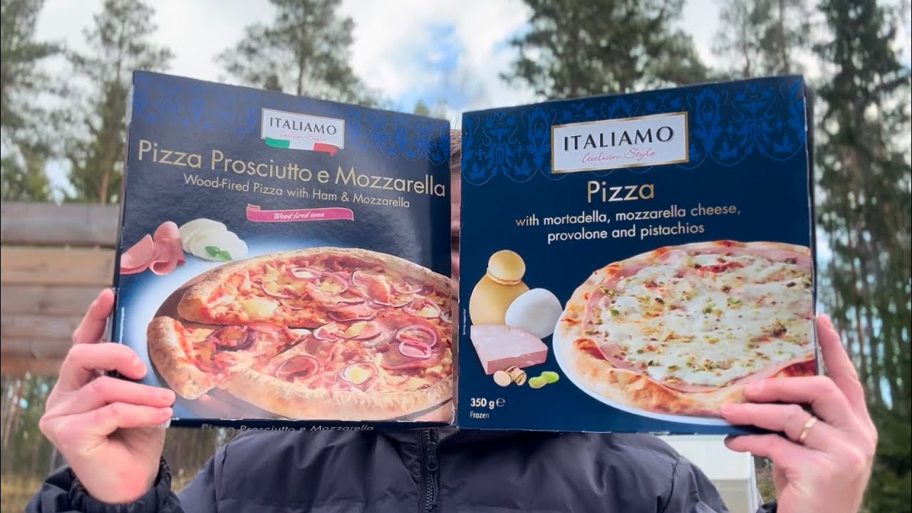 Fryspizza-test! LIDL Italiamo Pizza Prosciutto VS Pizza Mortadella