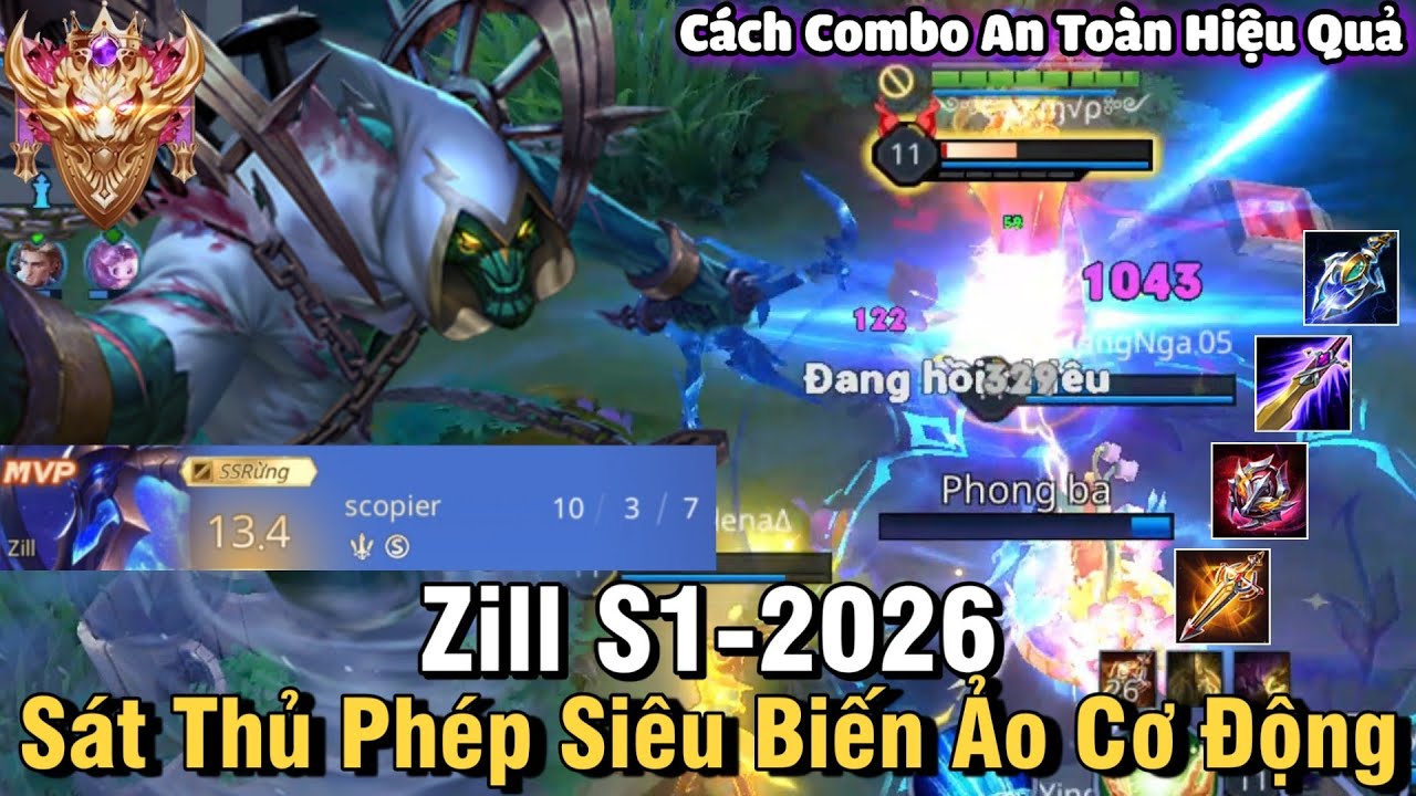 Zill S1-2026 Liên Quân Mobile | Cách Chơi, Lên Đồ, Phù Hiệu Bảng Ngọc Chuẩn Cho Zill S1 2026 Đi Rừng