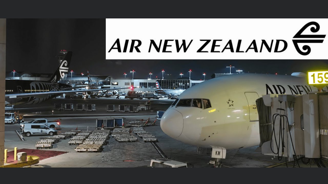 Air New Zealand 777-300 [All Blacks] Los Angeles to Auckland - Full Flight