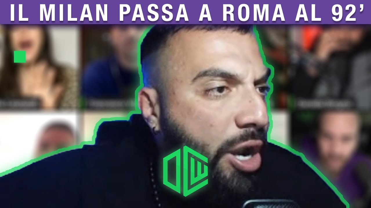 Il MILAN batte la LAZIO al 92' in RIMONTA: FAINA LASCIA la LIVE INSULTATO dagli ALERT