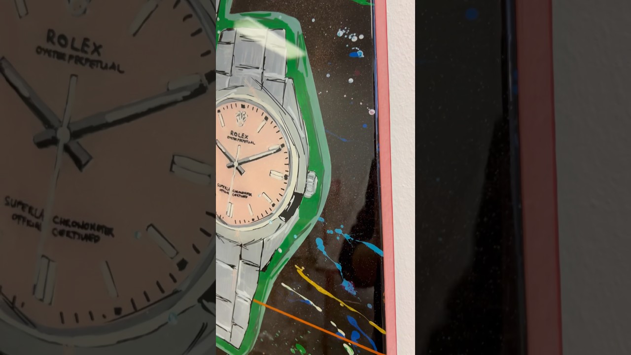 Dieser Auftrag war einfach der Hammer🔥#Kunst #Rolex #Luxus #art #artwork #process #diy #resin