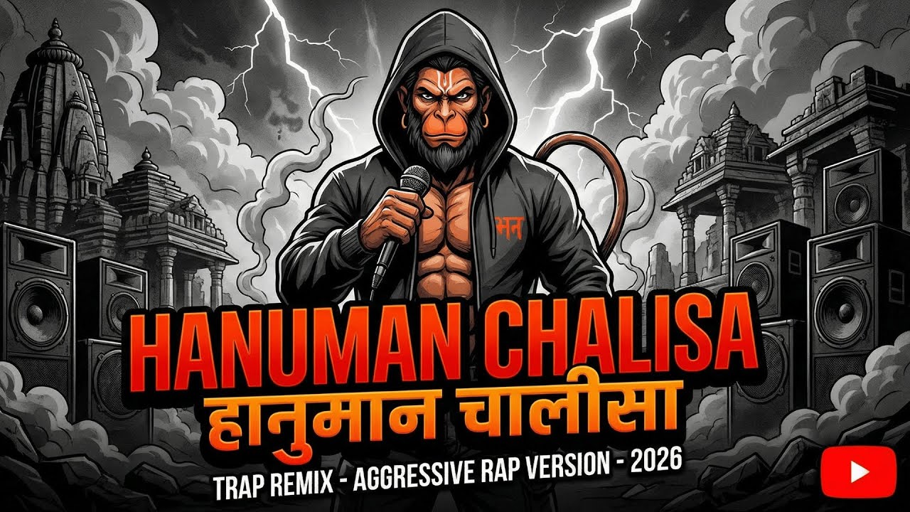 Hanuman Chalisa Trap Remix  Aggressive Rap Version  Powerful Bhakti Song 2026