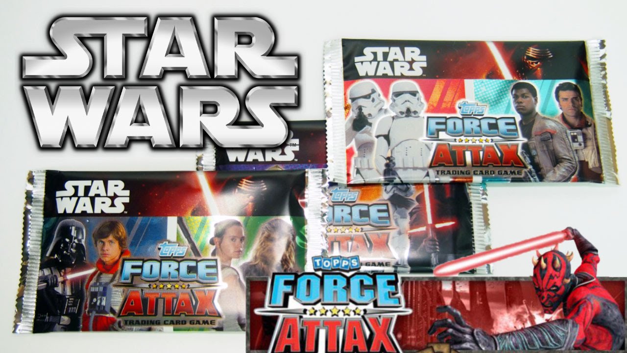 [Карточки STAR WARS] TCG Force Attax (TCG STAR WARS) обзор бустеров и карт