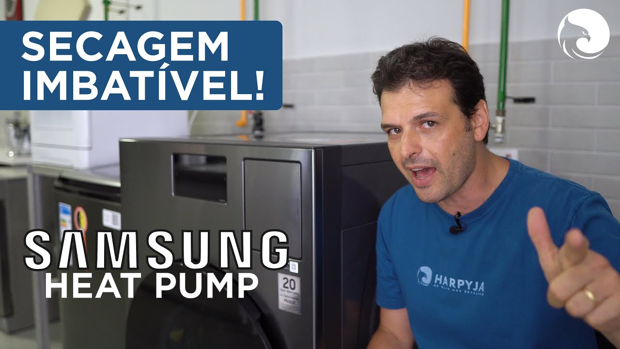 A TECNOLOGIA QUE MUDOU COMO SE SECA ROUPAS! Lava e Seca Samsung Bespoke AI | Harpyja