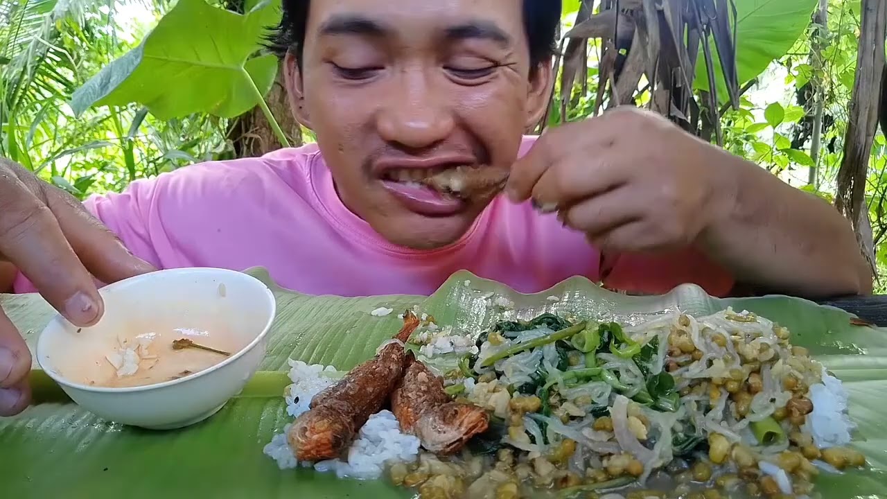 Lutong bukid pritong dalagang bukid at ginisang monggo 