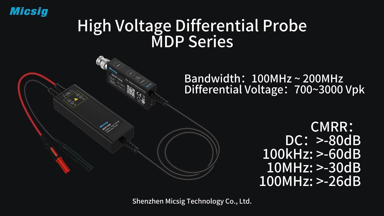 Micsig High Voltage Differential Probe MDP Series