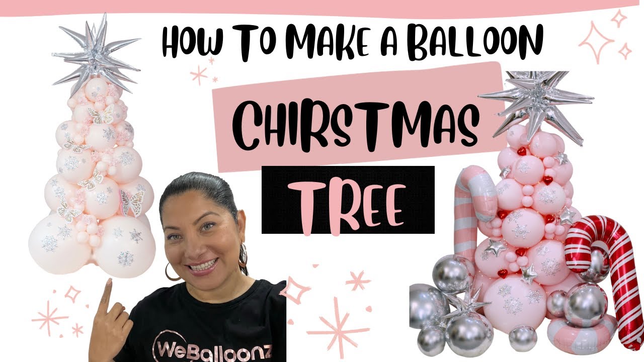 DIY Balloon Christmas Tree | Christmas Tree Tutorial | Christmas Balloon Decor |