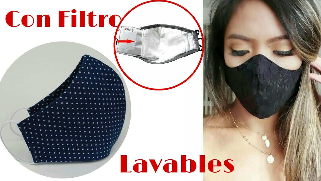 COMO HACER CUBREBOCAS/Como Hacer Tapabocas CASERO con FILTRO/ Mascarillas de Tela/Barbijos