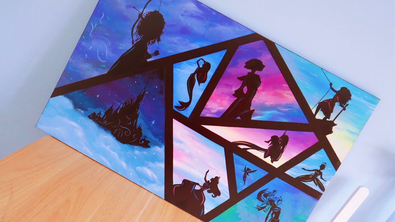 Paint the sky in different ways to enjoy Disney