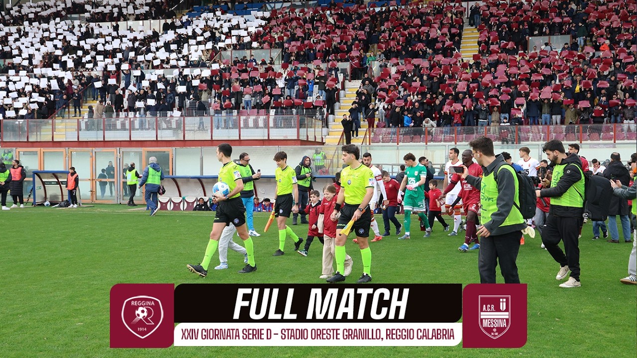 Serie D gir. I: 24ª giornata: Reggina-Messina 1-1