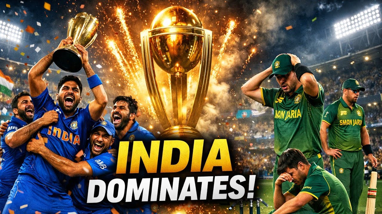 India vs South Africa Final 🔥 India Wins Easily! Champions Again 🇮🇳🏆