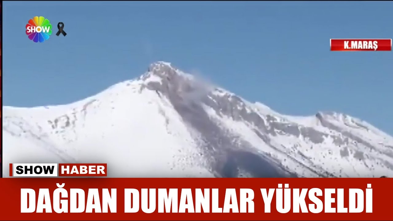 Kuşkayası Dağı'ndan korkutan görüntüler
