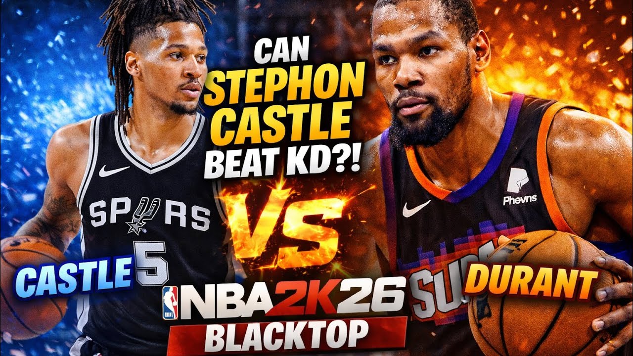 Can Stephon Castle Beat KD?! NBA 2K26 1v1 BlackTop