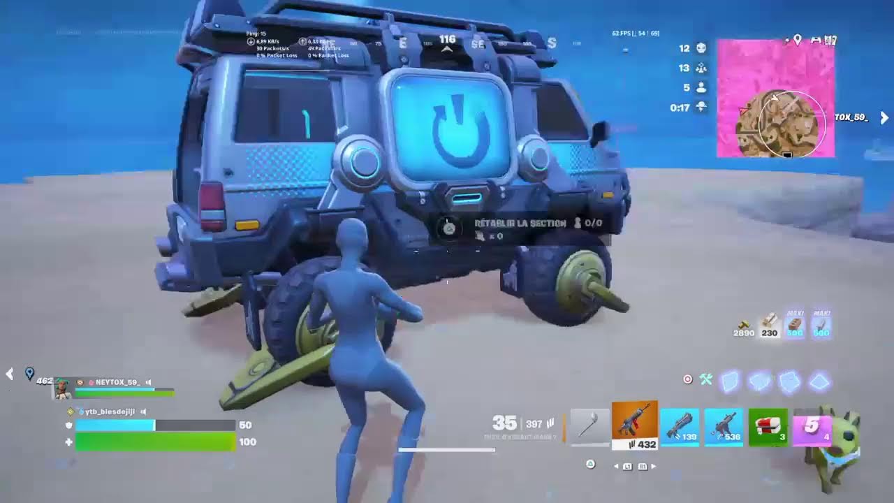 Fortnite FR ps4 manette