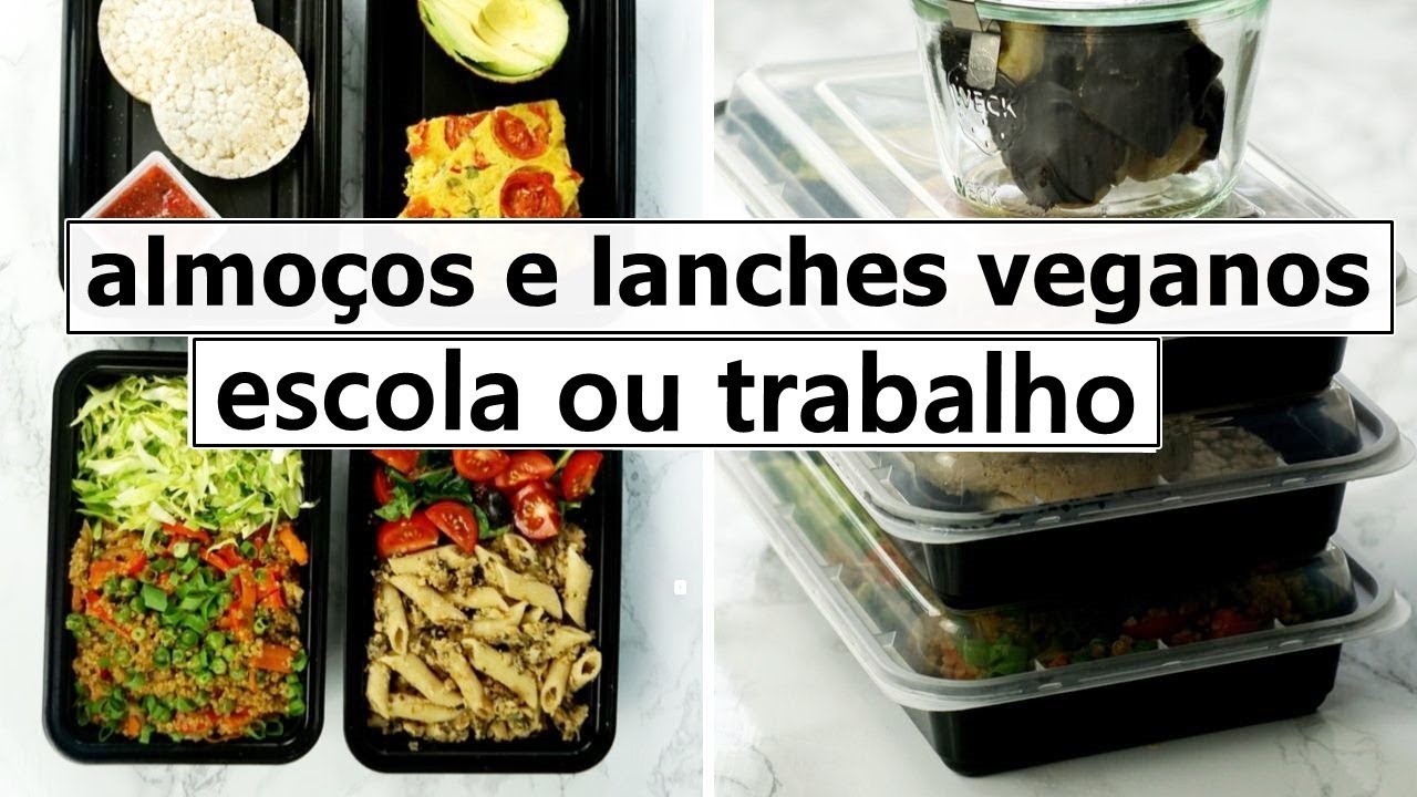 MARMITAS SAUDÁVEIS FRIAS / escola ou trabalho / veganas