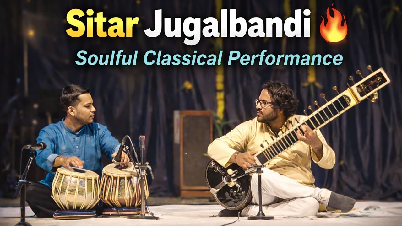 Sitar & Tabla Jugalbandi 🔥 | Soulful Classical Music Night 🎶#mindrelaxing #performance #video #viral