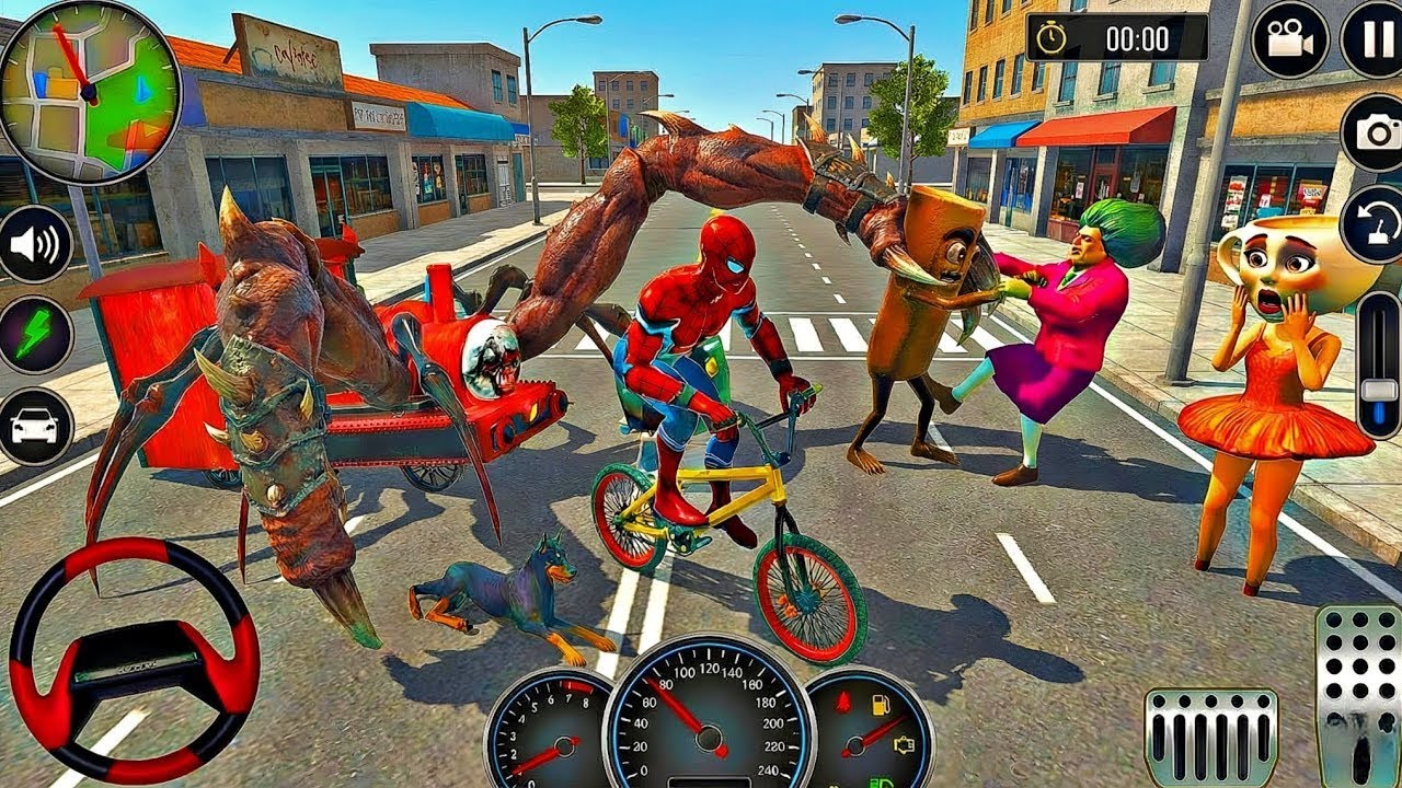 Choo Choo Charles 😱 Spiderman 🕷️ Tung Tung Shahur 🤣 Indian Theft Auto Simulator 😱 Ballerina 😁 