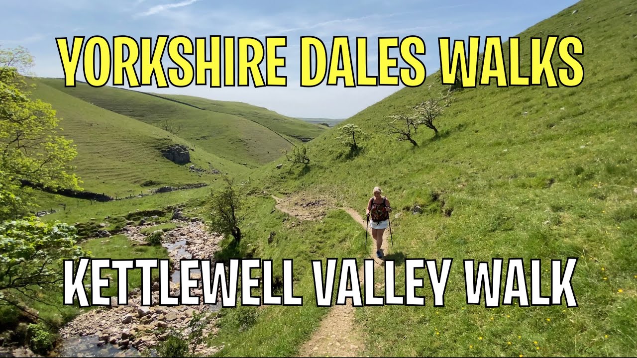 Yorkshire Dales Walks. Kettlewell  4 mile circular valley walk along a peaceful stream.