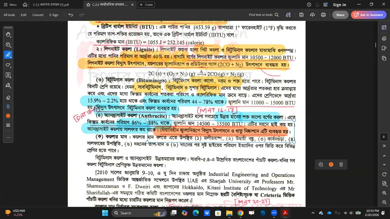 Economic Chemistry part 1